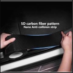 Self-Adhesive Nano Anti-Collision Strip 5D Carbon Fibre Pattern Anti-Scratch Tape Ideal for Car Protection and Decoration Interior & Exterior (Black) Self-Adhesive Nano Anti-Collision Strip 5D Carbon Fibre Pattern Anti-Scratch Tape Ideal for Car Protection and Decoration Interior & Exterior (Black)